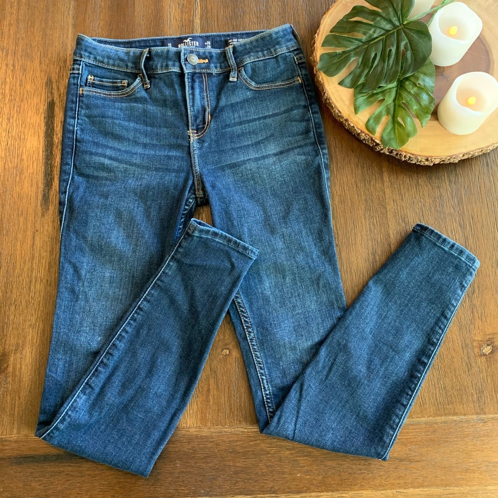 Hollister super skinny blue jeans size 25